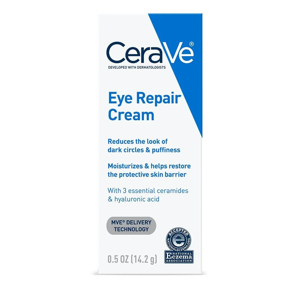 Cerave Eye Repair Cream Delicate Sizekin Barrier Replenish Ceramides, 0.5oz