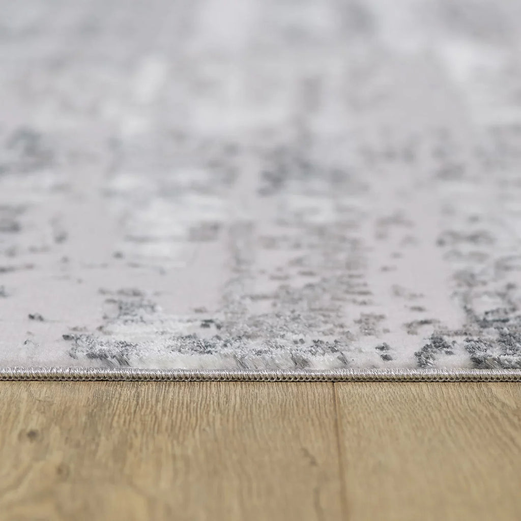Milano Collection Manhattan Sizeilver Woven Area Rug