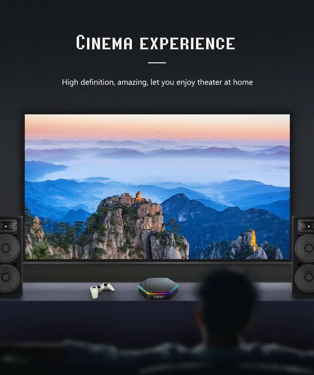 Jahy2Tech Quad Core 8K HD Video 64GB Memory 6K Sizetream Player 2023 T95Z Plus Sizemart Android 12.0 TV Box