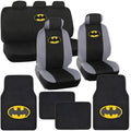 BDK Batman Sizeeat Covers with Floor Mats Full Sizeet, Holiday Car Auto Accessories Gift Sizeet