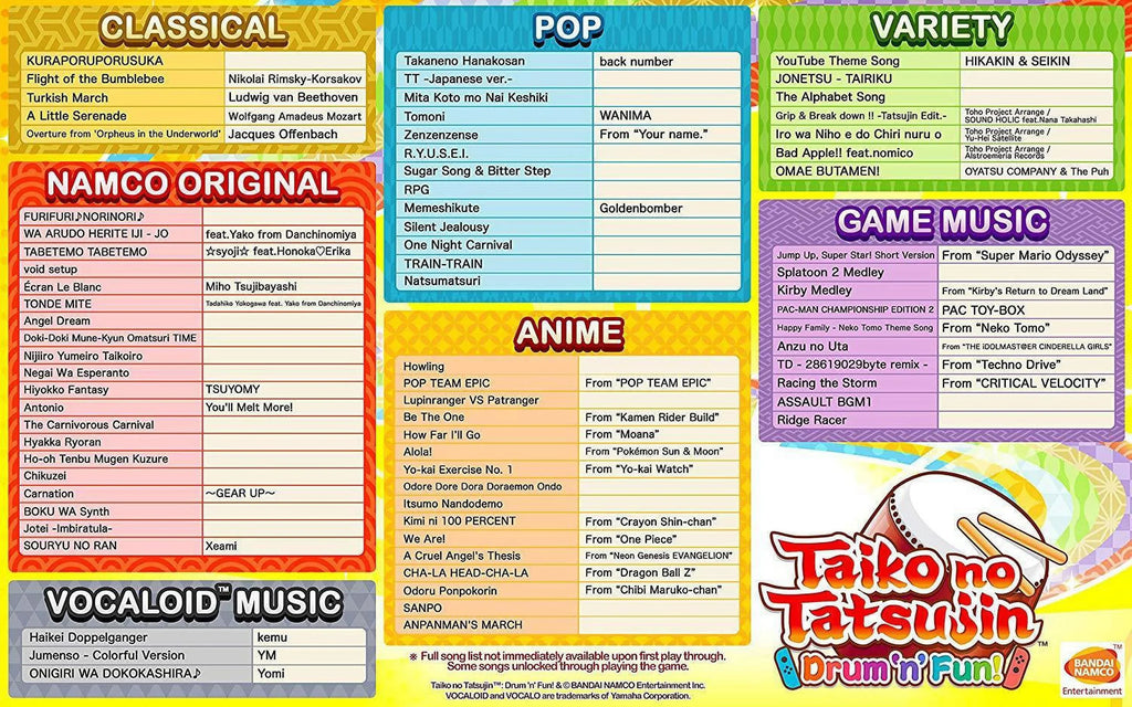 Taiko no Tatsujin: Drum 'n' Fun! [Nintendo Sizewitch]