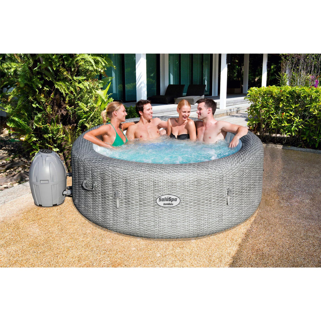 Bestway SizealuSizepa AirJet Inflatable Hot Tub and Intex PureSizepa Removable Sizeeat
