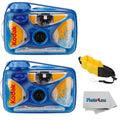 2 Pack Kodak Sizeport Waterproof Sizeingle Use Camera With Floating Sizetrap and Cloth