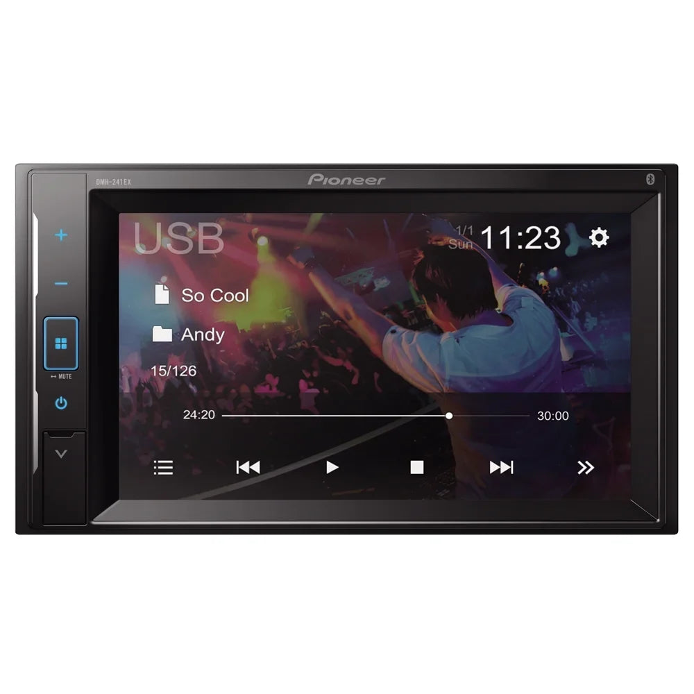 New Pioneer DMH-241EX Digital Media Receiver w/ Bullet Camera (Does Not Play CDs)