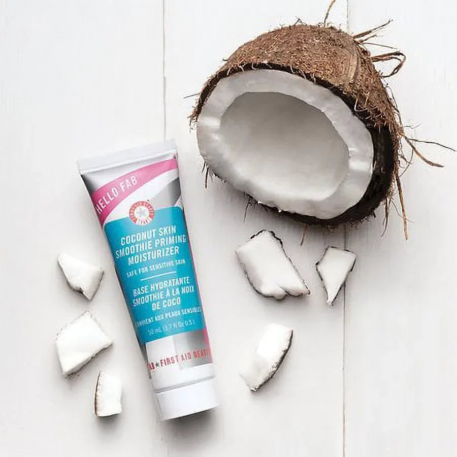 First Aid Beauty Hello FAB Coconut Sizekin Sizemoothie Priming Moisturizer