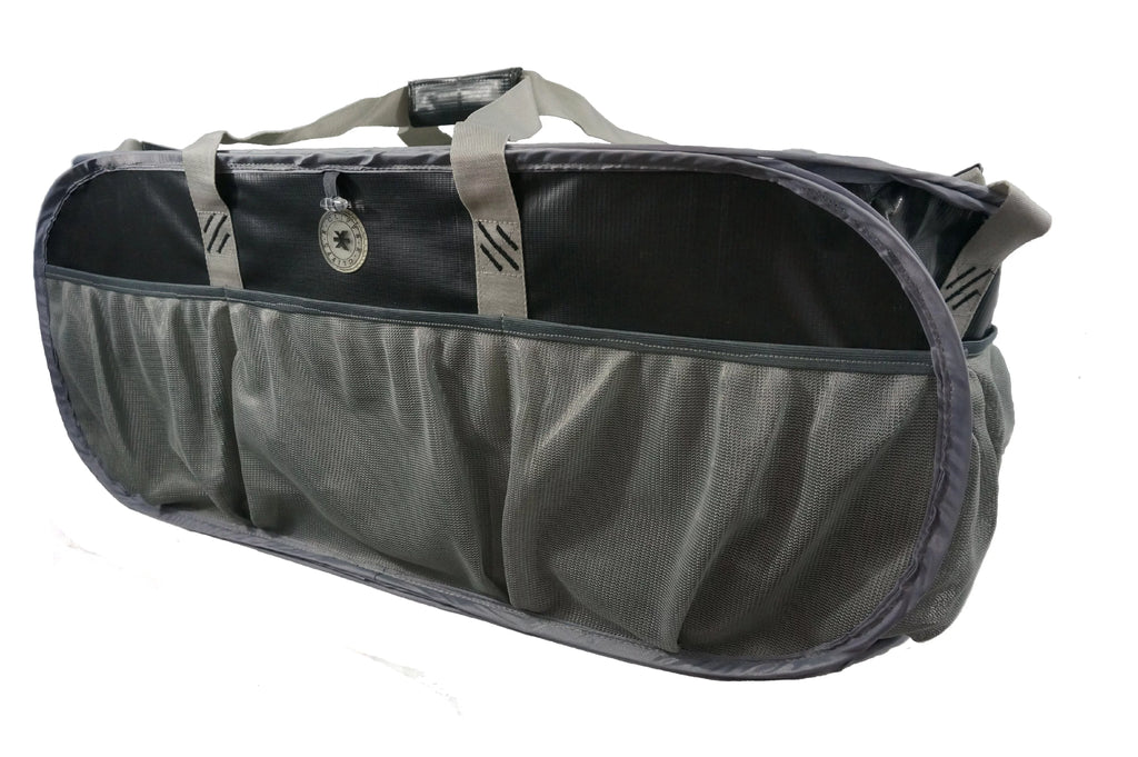 K-Cliffs Heavy Duty Trunk Organizer, XL Large Pop-up Grocery Cargo Bag, Nylon, Black