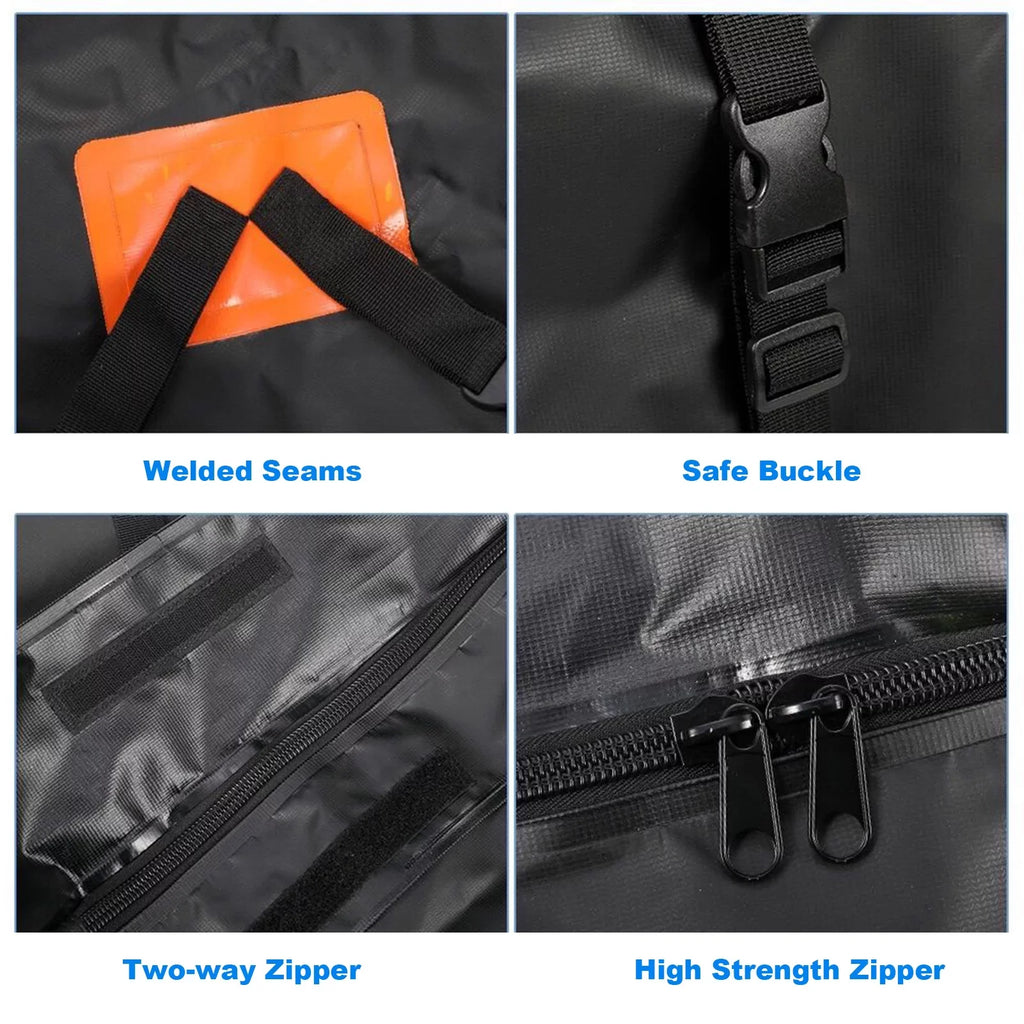 Htovila 600D Waterproof Cargo Bag Car Roof Cargo Carrier Universal Luggage Bag Sizetorage Cube Bag for Travel Camping