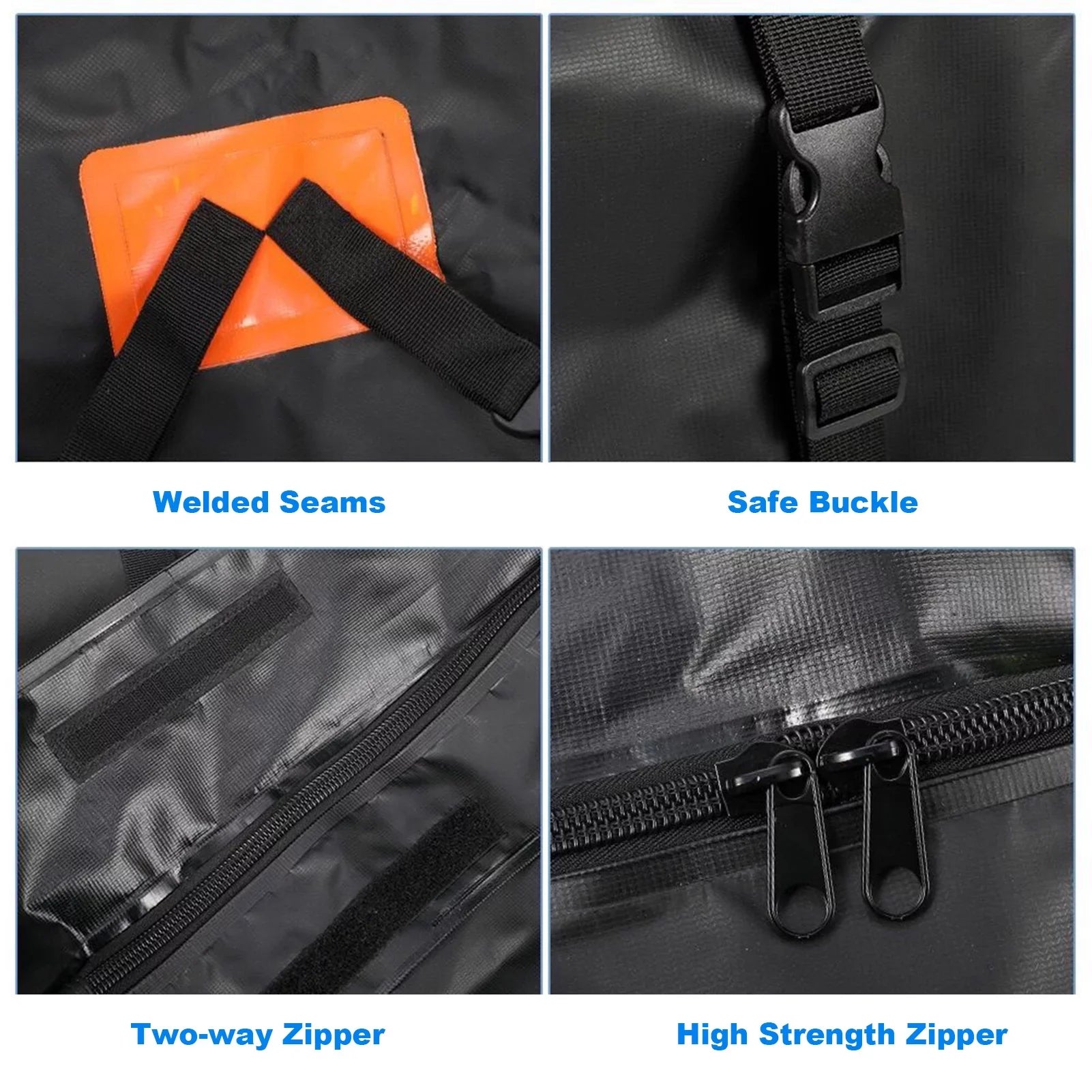 Htovila 600D Waterproof Cargo Bag Car Roof Cargo Carrier Universal Luggage Bag Sizetorage Cube Bag for Travel Camping