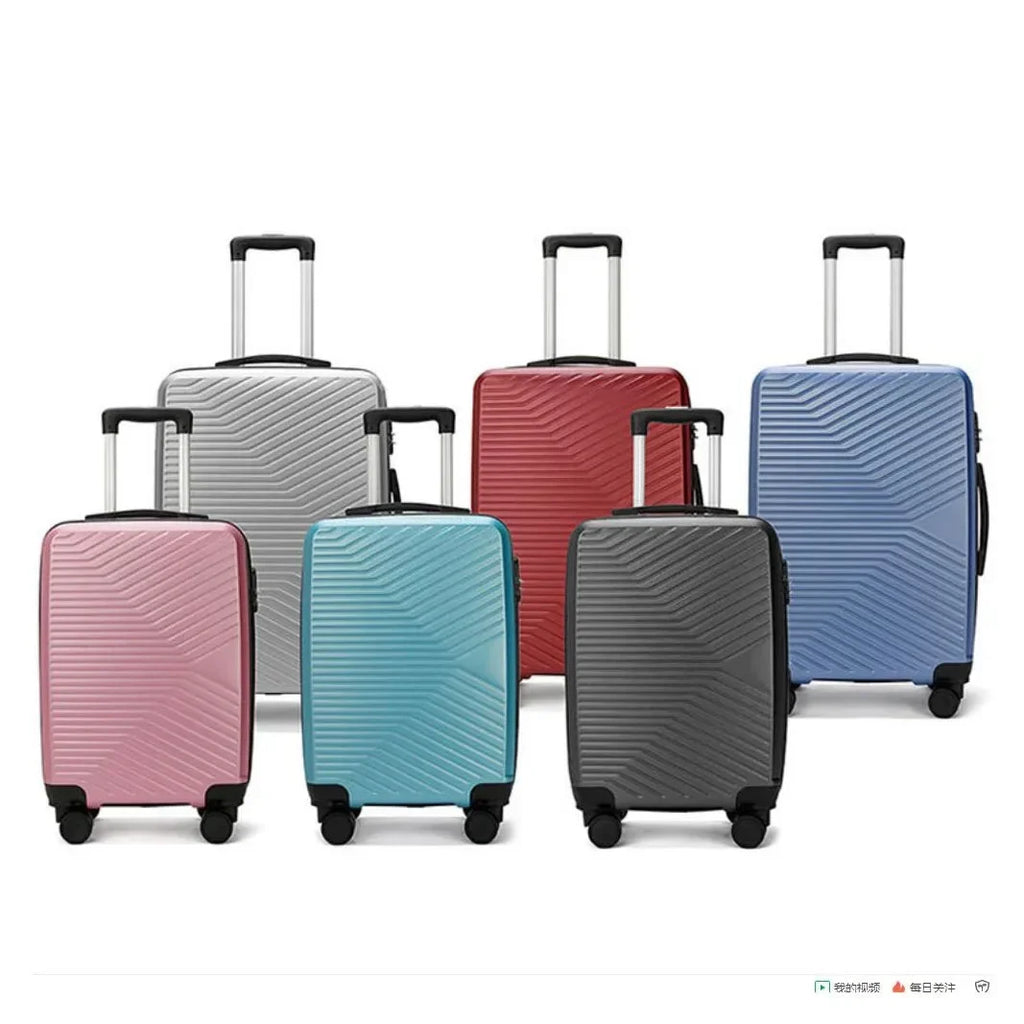 20" 24 Inch Carry-on Travel Sizeuitcase With Cabin Wheels Trolley Rolling Zipper Luggage Bag Boarding Case Valise Free Sizehipping