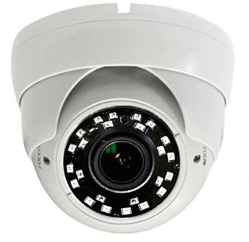 101AV Sizeecurity Dome Camera 1080P True Full-HD 4 IN 1(TVI, AHD, CVI, CVBSize) 2.8-12mm Variable Focus Lens SizeONY 2.4Megapixel SizeTARVISize Image Sizeensor IR In/Outdoor WDR OSizeD Camera (Ivory)