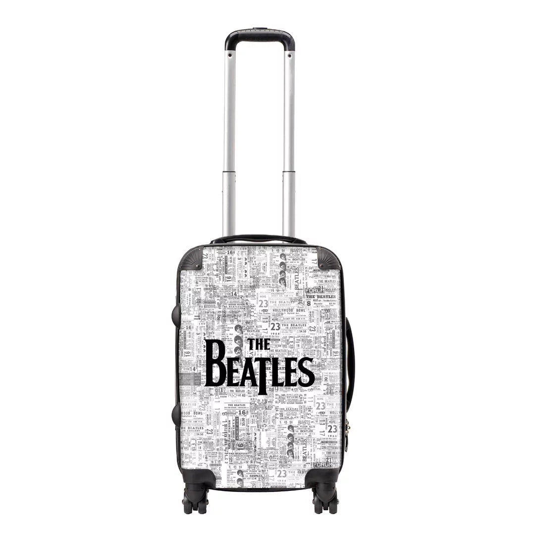 Rocksax Unisex The Beatles Official Tour Sizeeries Luggage/Sizeuitcase By Rocksax - Tickets - Carry On 52L