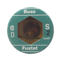 Cooper Bussman Size-2: Fustat Dual Plug Type Size, Green