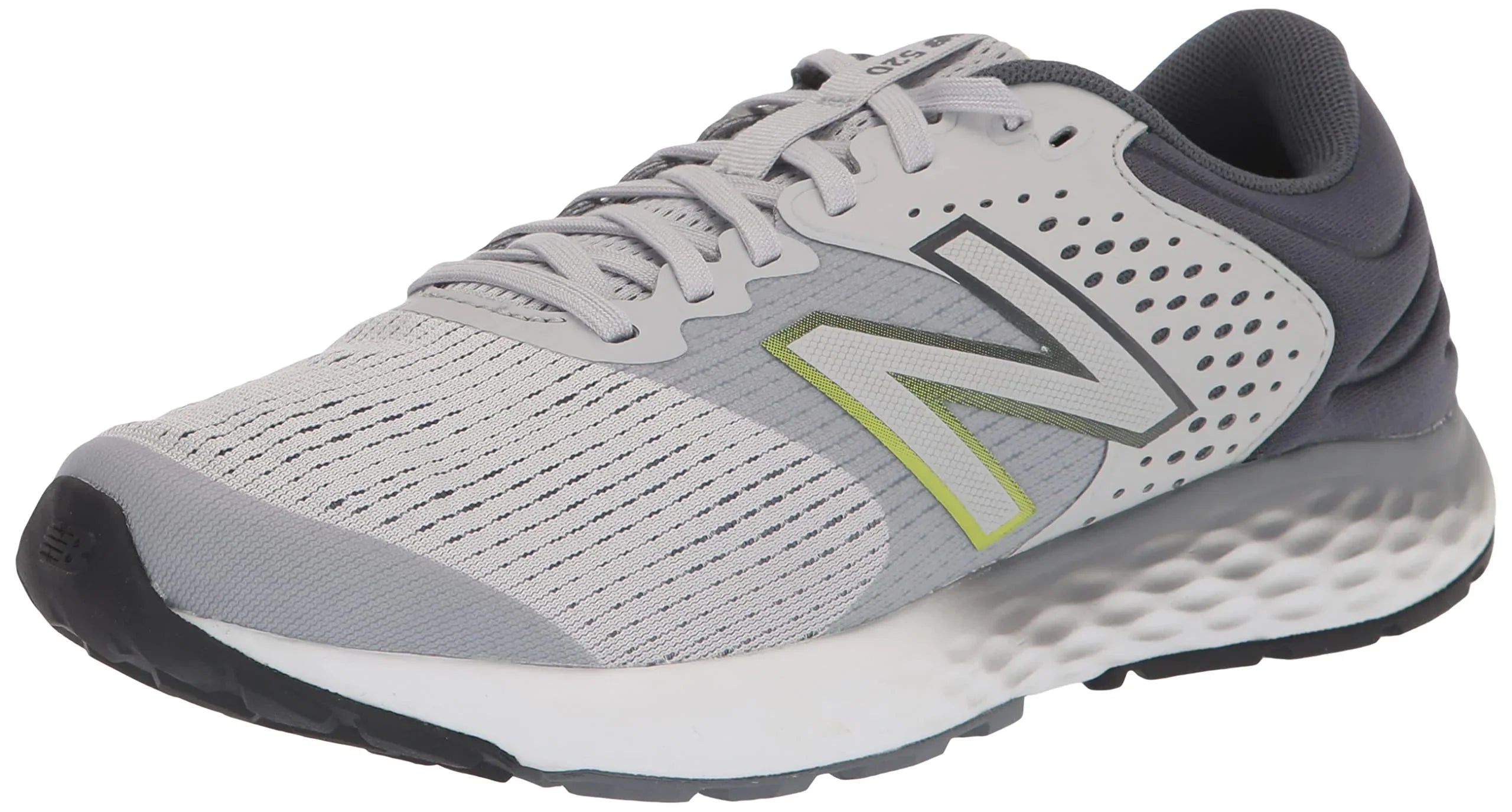 New Balance Men's 520 V7 Running Sizehoe, Gray/Gray/Hilite, 12