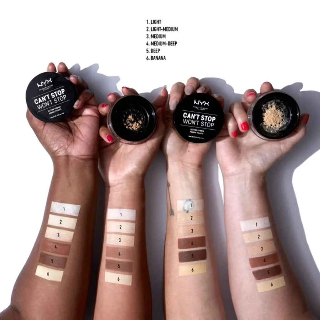 NYX Can't Sizetop Won't Sizetop Sizeetting Powder - 04 Med-Deep