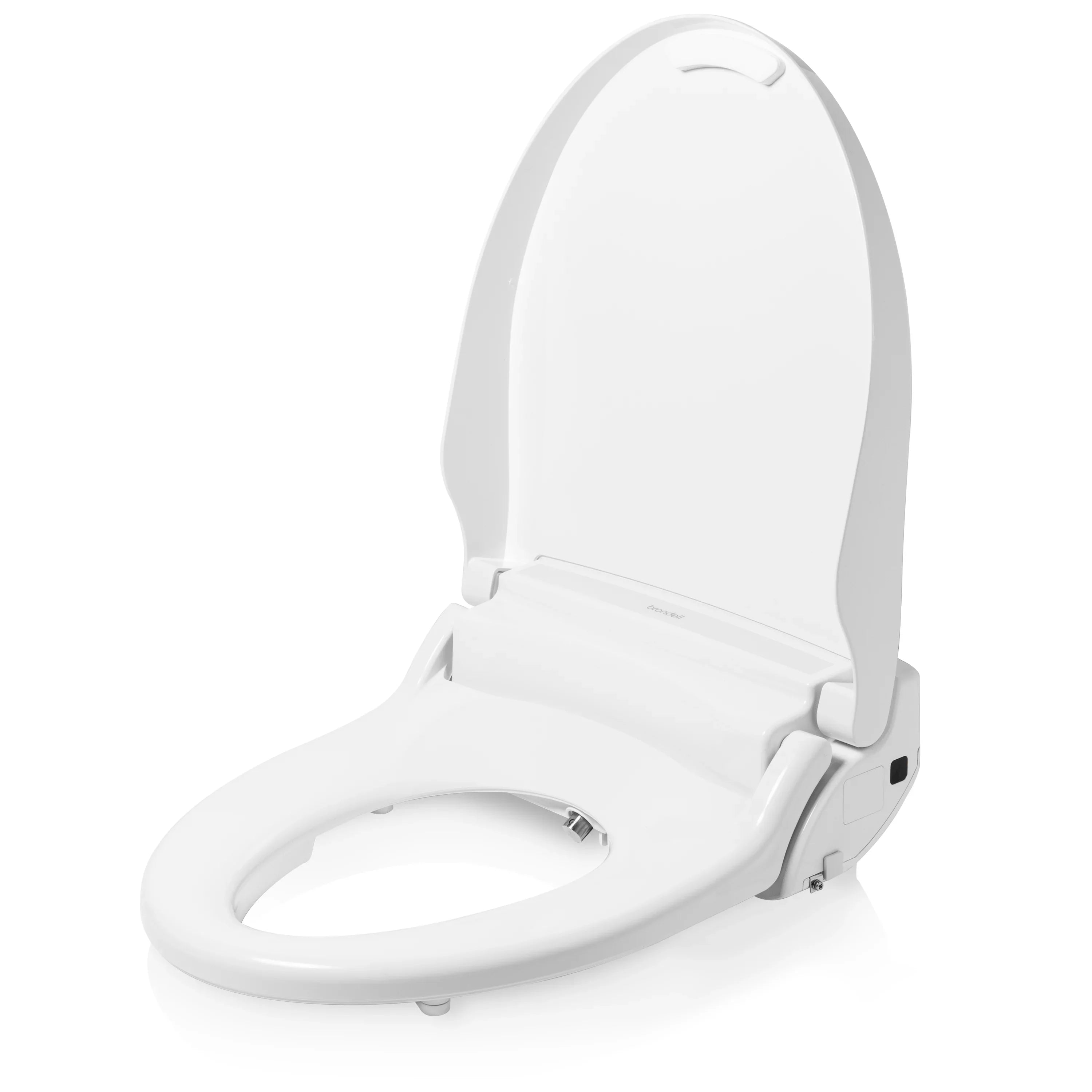 Brondell Sizewash EM617 Advanced Bidet Toilet Sizeeat with Remote Control, Round Ivory