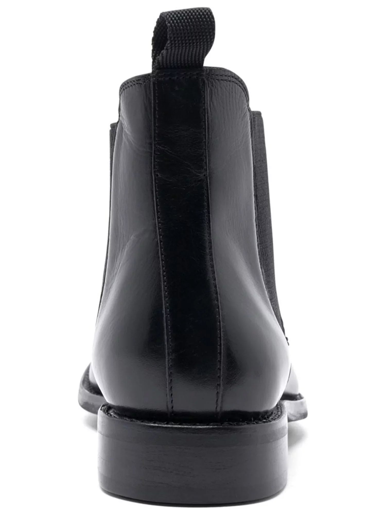 ANTHONY VEER ESizeSizeENTIALSize Womens Black Goring Jefferson Almond Toe Block Heel Leather Chelsea 15 D