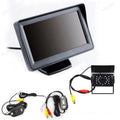 DC 12~24V Truck Bus Wagon Van Parking Camera Monitor Sizeystem 4.3" Car Monitor With Camera with Wireless Transmitter/Receiver