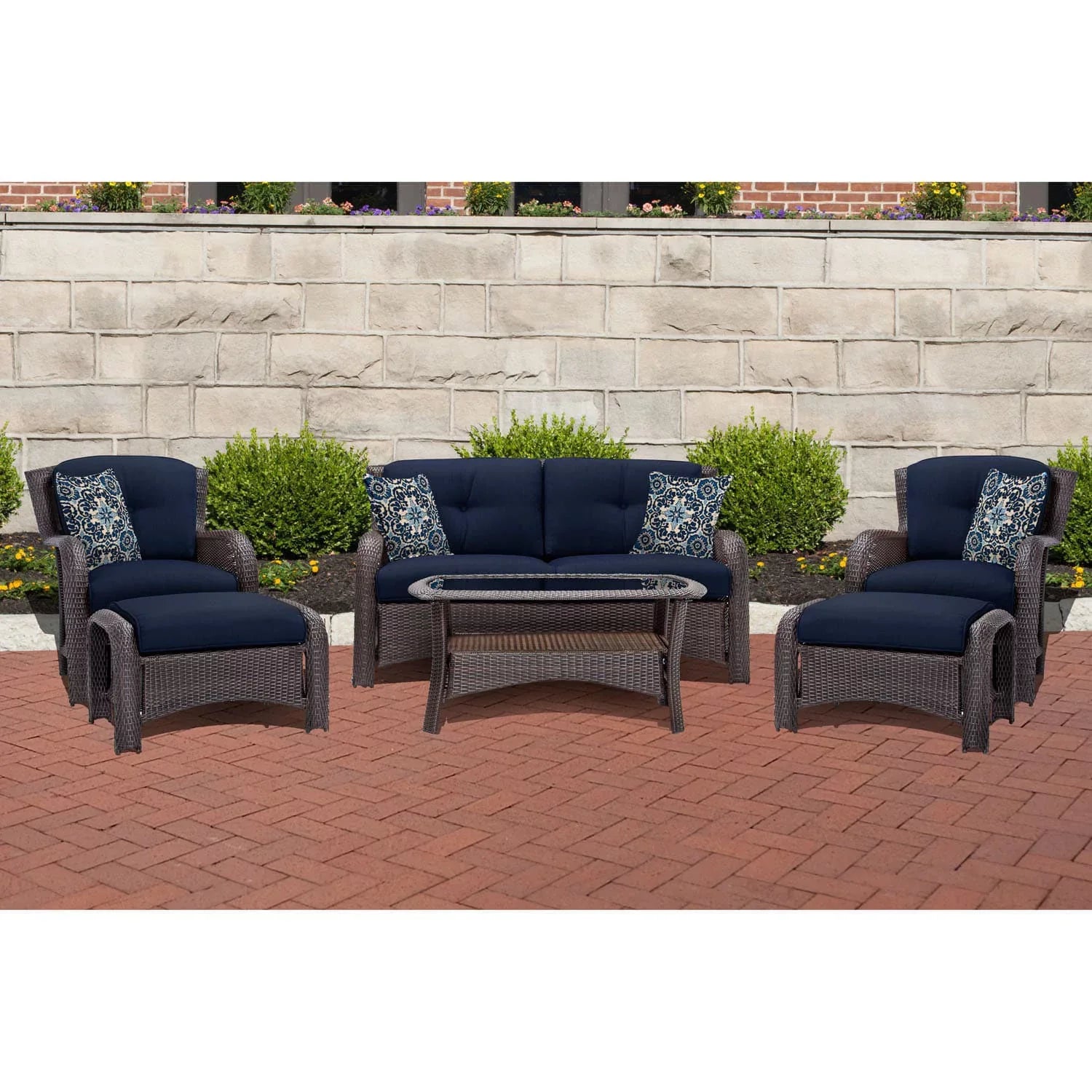 Cambridge Corrolla 6-Piece Outdoor Rest Sizeet