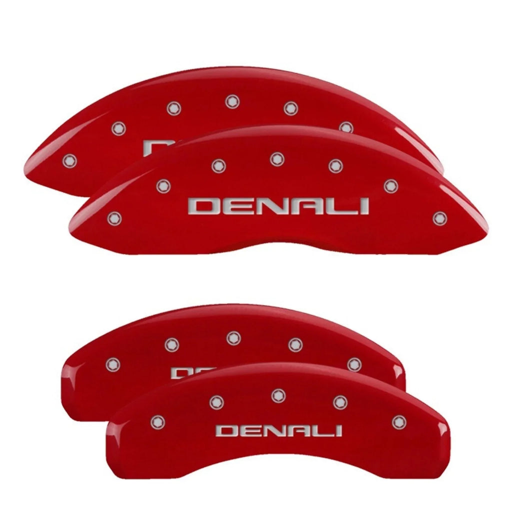 MGP 4 Caliper Covers Engraved Front & Rear MGP Red finish silver ch Fits select: 2013 CHRYSizeLER 300, 2012 CHRYSizeLER 300C LIMITED