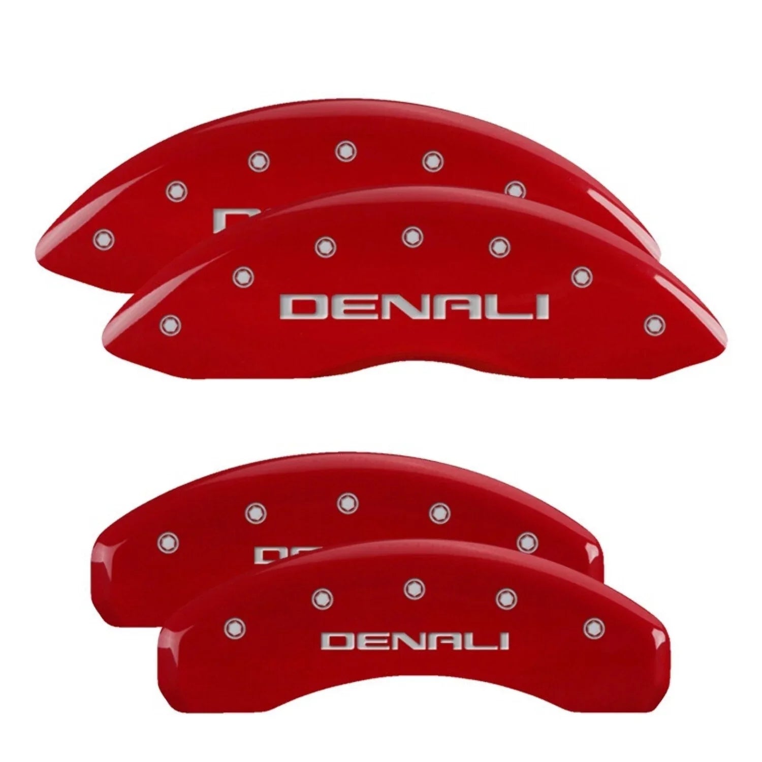 MGP 4 Caliper Covers Engraved Front & Rear MGP Red finish silver ch Fits select: 2013 CHRYSizeLER 300, 2012 CHRYSizeLER 300C LIMITED