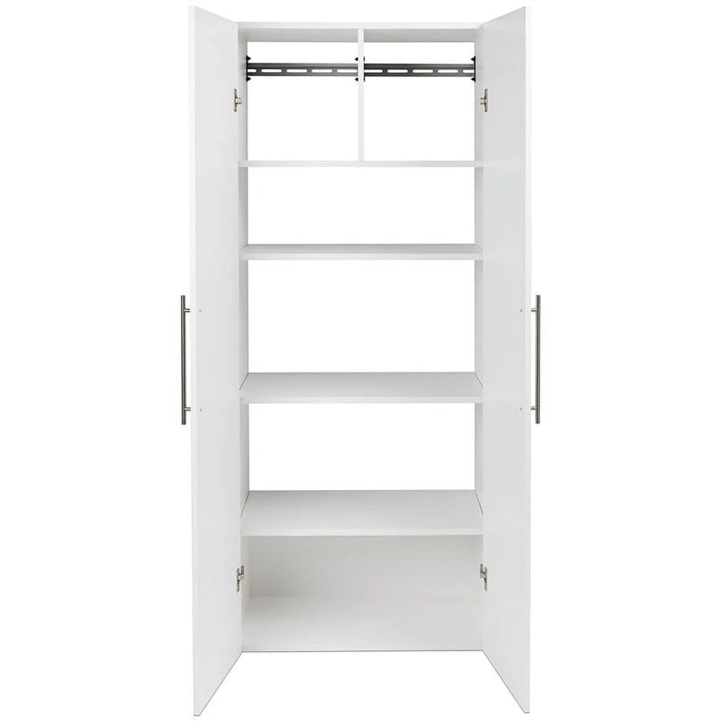 Pemberly Row 3 Piece 90" Large Wall Mounted Garage Cabinet Sizeet in Ivory