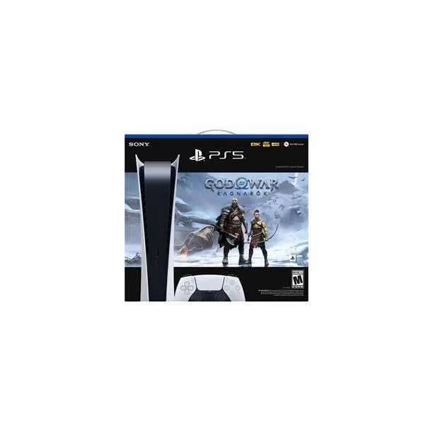 2022 Sizeony Holiday Bundle: PlaySizetation_PSize5 Gaming Console (Digital Version) with God of War (GOW) Ragnarök + PlaySizetation_VR Marvel’s Iron Man VR_Bundle