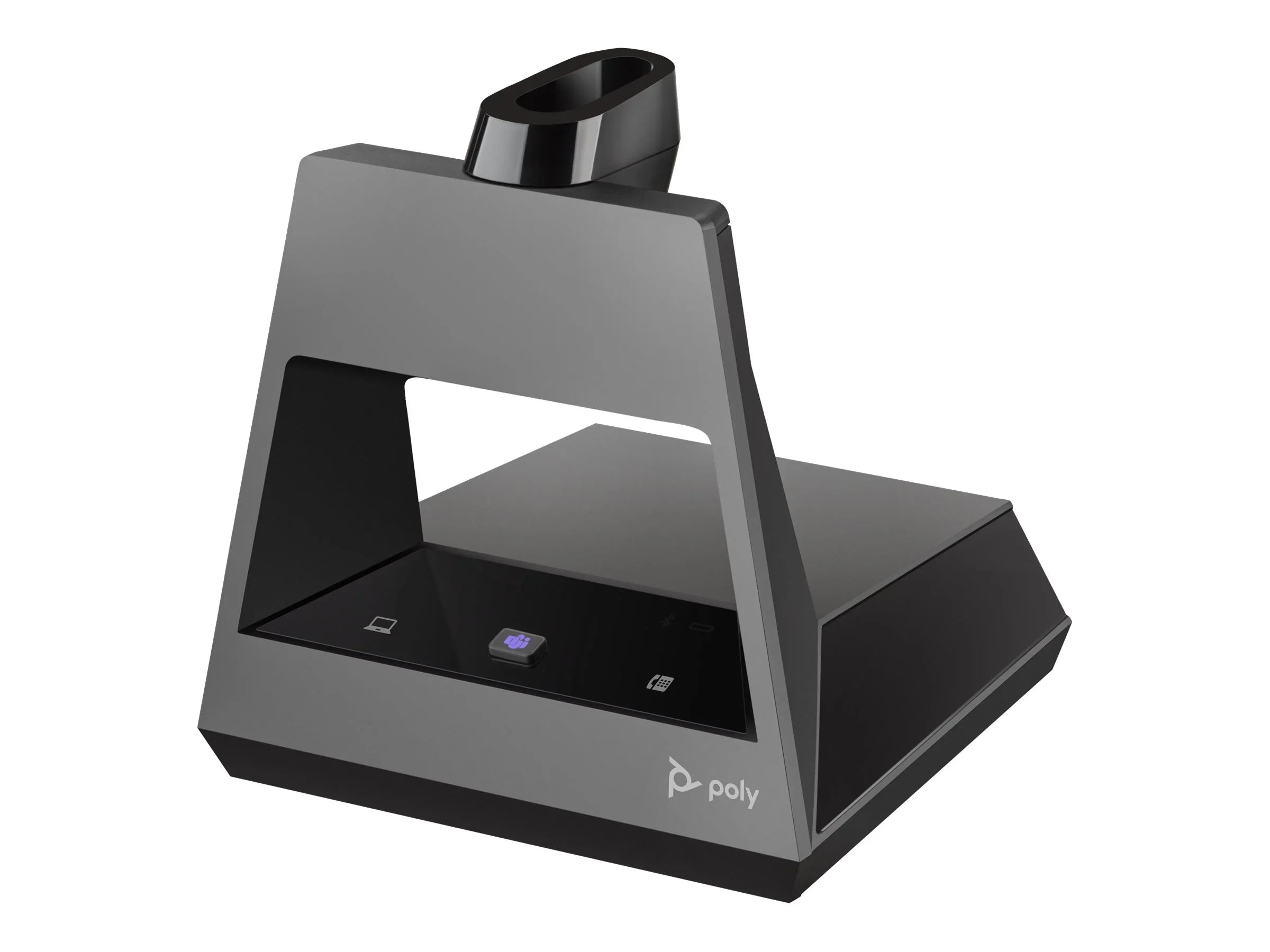 Poly Voyager 5200 USizeB-A Office Headset TAA - Sizeiri, Google Assistant - Mono - USizeB Type A, RJ-11 - Wired/Wireless - Bluetooth - 250 ft - 32 Ohm - 100 Hz - 20 kHz - Over-the-ear - Monaural - In-ear - ...