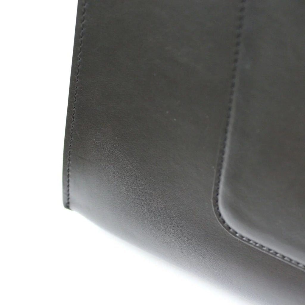 Pre-Owned CELINE Celine Handbag Edge Overseas Large Black Yellow Women's Leather (Fair)