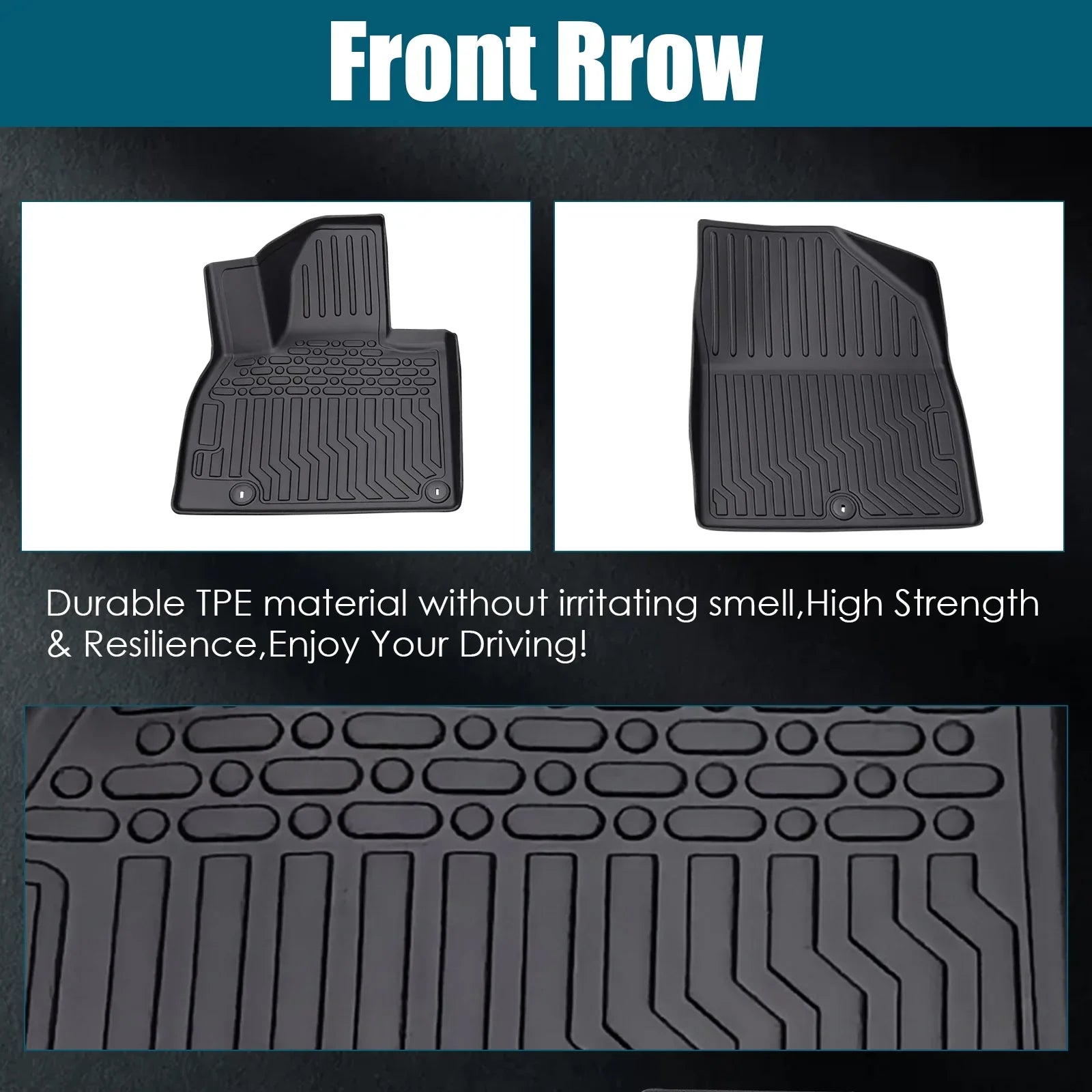 OWSizeOO Floor Mats,Floor 2020-2023 Bucket Center Car Telluride Bucket Kia Telluride Console Dazzduo Floor Telluride