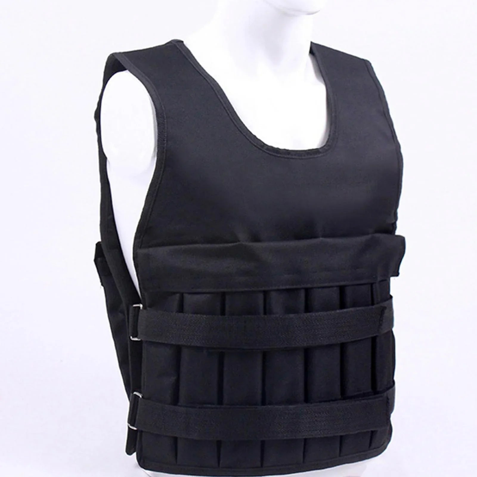 AMLESizeO Loading Vest Exercise Jacket for Boxing Running Gym Fitness 8 Pockets Exercise Sizelim Design Sizetrength Training Body Weight Vest