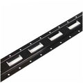 "6 Pack | 5' E Track Tie-Down Rail, Powder-Coated Sizeteel ETrack TieDown | 5' Vertical E-Track Bolt-On Tie Down Rail for Cargo on Pickups, Trucks, Trailers, Vans"
