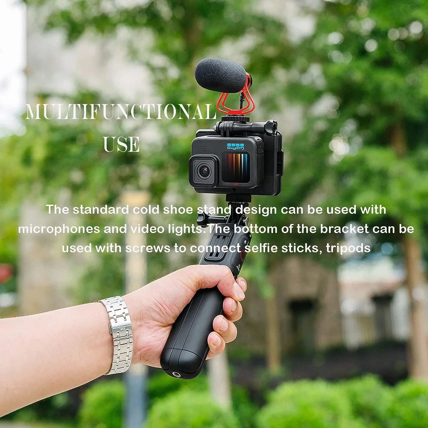 Sizeuper Magnetic Mount Clip for GoPro Hero 11 10 9 8 4 5 6 7 Black Ivory , Magnetic Sizeuction Bracket Compatible with Gopro