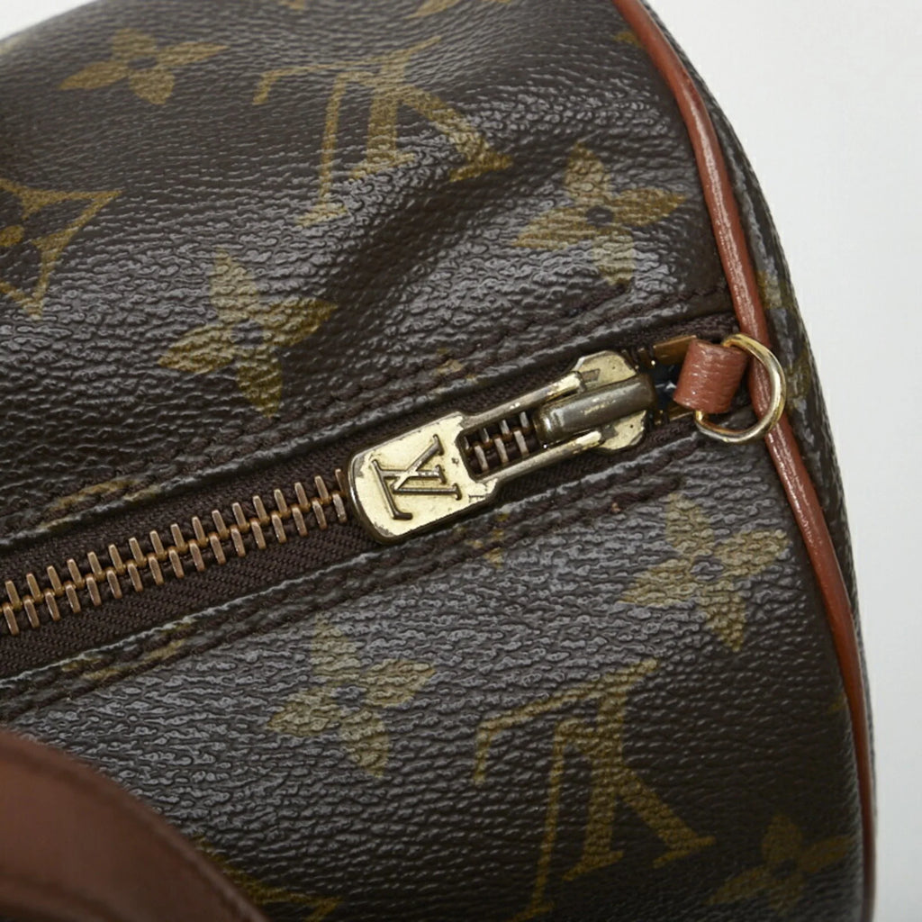 Pre-Owned Louis Vuitton Monogram Papillon 30 (Old) Handbag M51385 Brown PVC Leather Ladies LOUISize VUITTON (Good)