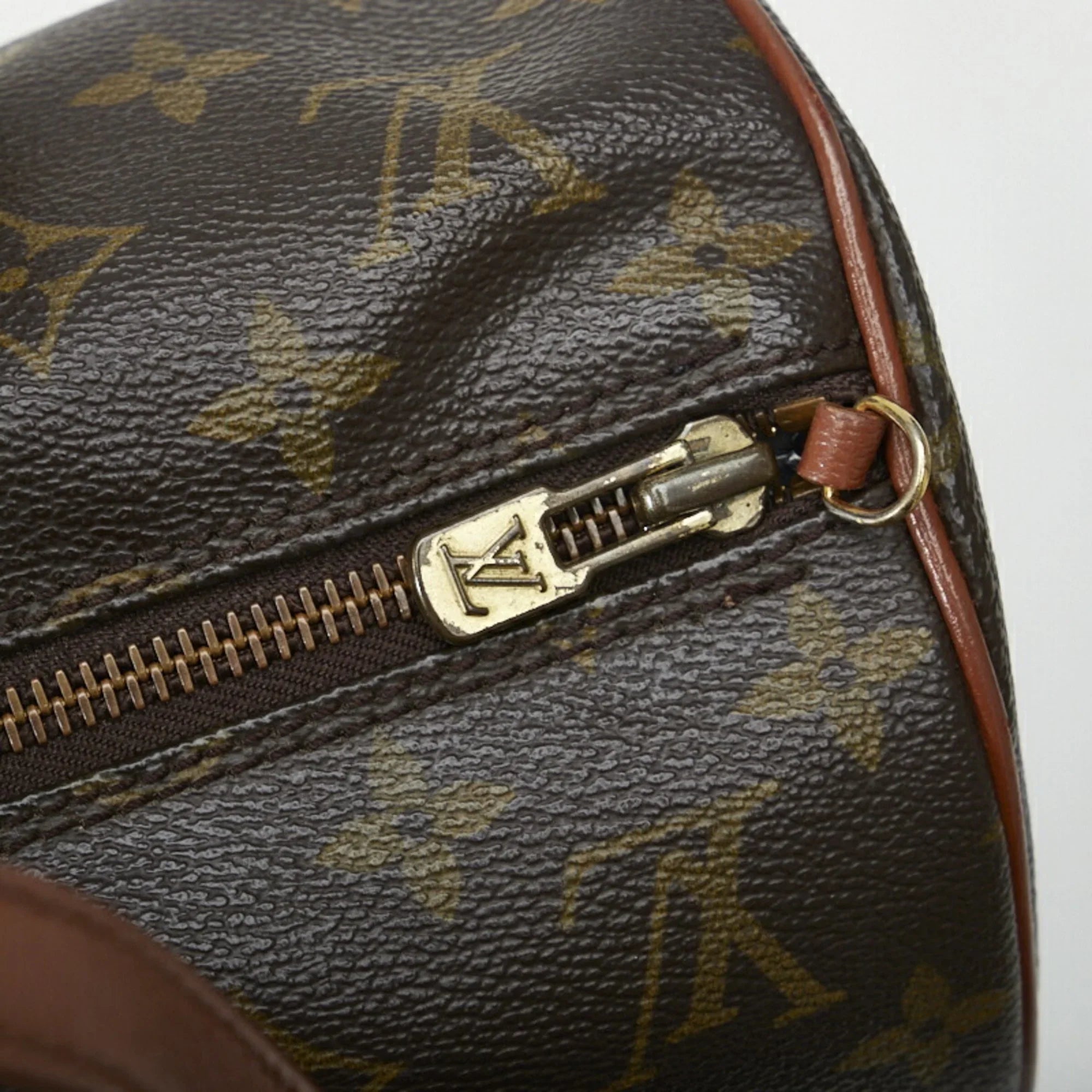 Pre-Owned Louis Vuitton Monogram Papillon 30 (Old) Handbag M51385 Brown PVC Leather Ladies LOUISize VUITTON (Good)