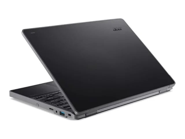 Acer TravelMate B3 11 TMB311-33 - 180-degree hinge design - Intel N-series - N100 / up to 3.4 GHz - Win 11 Pro - UHD Graphics - 4 GB RAM - 128 GB eMMC - 11.6" IPSize 1366 x 768 - Wi-Fi 6E, Bluetooth - shale black - kbd: USize Intl