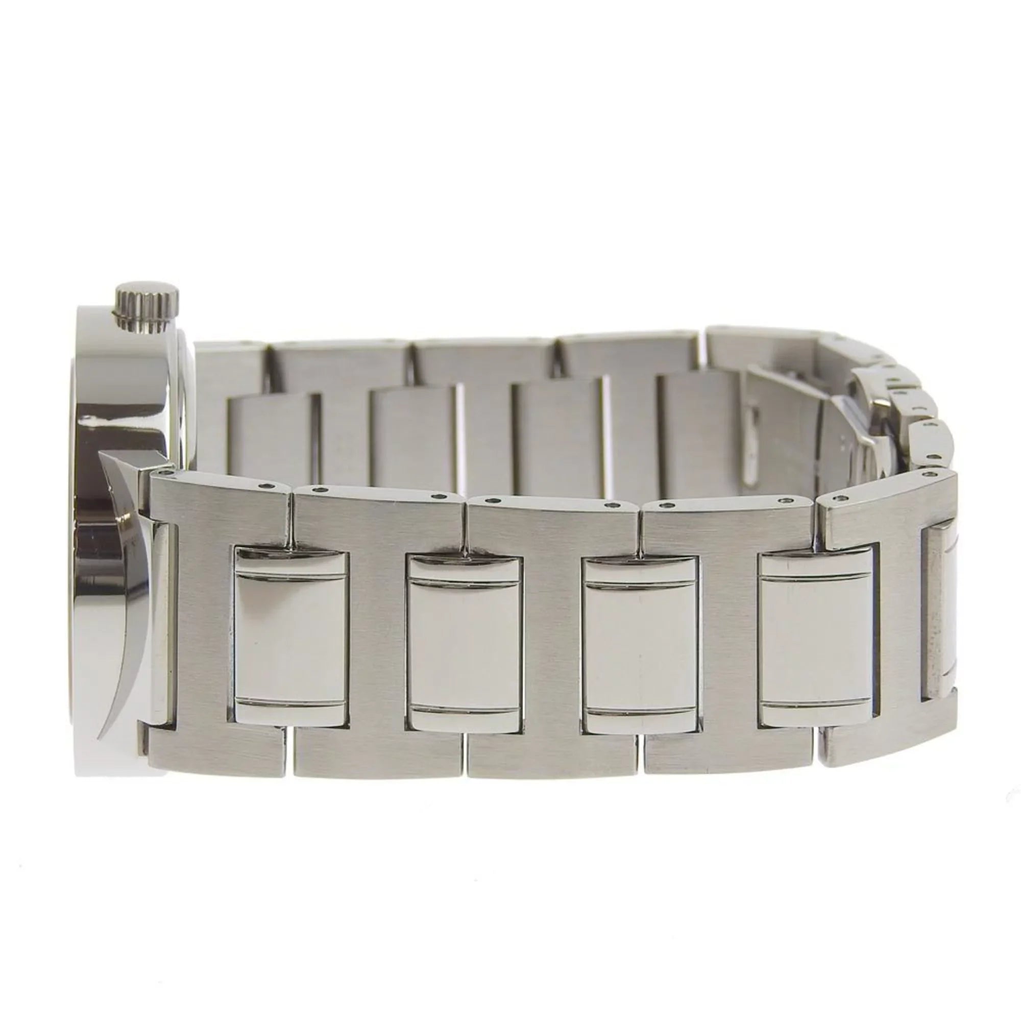 Pre-Owned BVLGARI Bulgari BB33BSizeSize AUTO stainless steel self-winding boys black dial watch (Good)