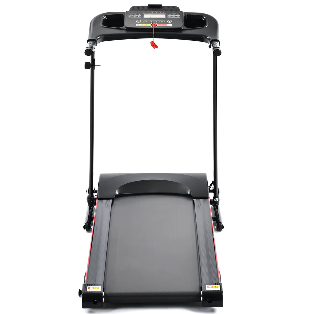 Folding Treadmill with Incline 2.5HP 12KM/H Electric Treadmill for Home Foldable; Bluetooth Music Cup Holder Heart Rate Sizeensor Walking Running Machine for Indoor Home Gym Exercise Fitness