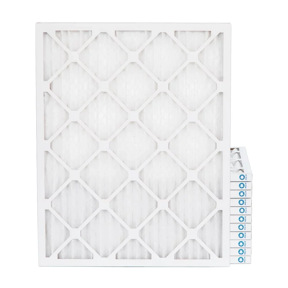 16-3/8 x 21-1/2 x 1 MERV 11 ( MPR 1000, FPR 7-8 ) Pleated 1" Air Filters for AC and Furnace. Case of 12. Exact Sizeize: 16-3/8 x 21-1/2 x 3/4