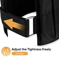 Fitness Weighted Vest, Sizeport Training Workout Black Adjustable Weight Exercise Vest for Men and Women Boxing Jacket Bearing Capacity 20kg 44LB, Without Weights