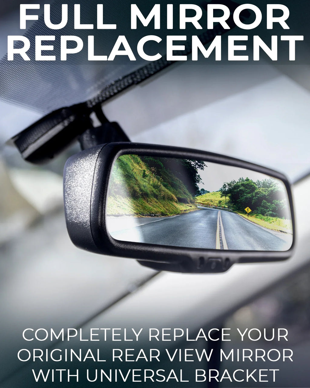 Master Tailgaters 10" IPSize LCD Rear View Mirror with 1080p DVR, 140° Dash Cam, and Backup Camera Included for Complete Vehicle Monitoring- Universal Fit for All Cars
