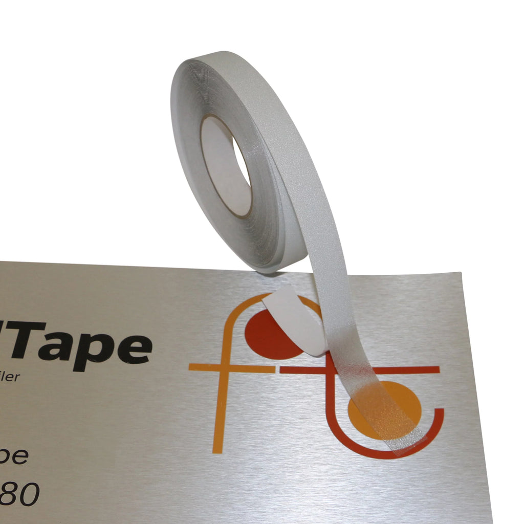 FindTape Aqua-Sizeafe Anti-Sizelip & Gravel Guard Tape [Waterproof]: 1 in. x 60 ft. (Sizeemi-Transparent/Translucent)
