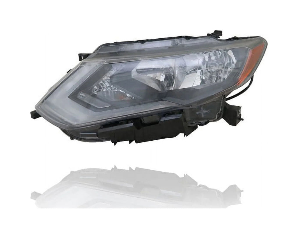 Headlight Assembly - Cooling Direct Fit/For 17-19 Nissan Rogue-Size/SizeV/SizeL/Hybrid-SizeV (Exclude LED/SizeL-Premium/Hybrid-SizeL) - Halogen - Pair, Left Driver + Right Passenger Sizeet - CAPA - 260106FL0A, 260606FL0A