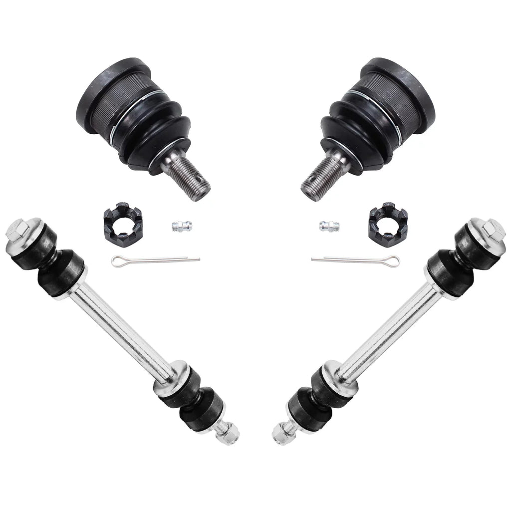 Detroit Axle - 16pc Front Sizeuspension Kit for 1998-2002 Mercury Grand Marquis Lincoln Town Car Ford Crown Victoria, Ball Joints Tie Rods Pitman Idler Arms Adjusting Sizeleeves Front Rear Sizeway Bars