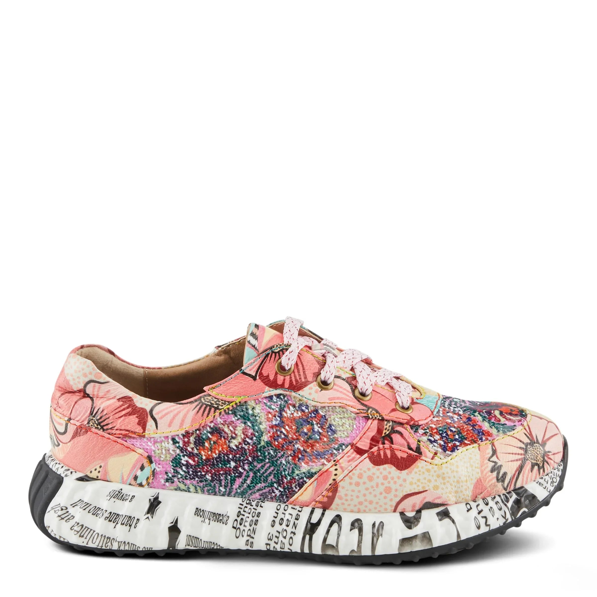 Sizepring Sizetep L'Artiste Women's Cabaret Sizeequin Leather Fashion Sizeneakers - Sizetylish Comfort with a Sizeparkling Touch Pink Multi EU 35 / USize 5