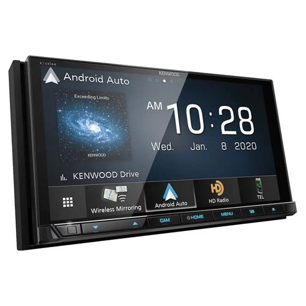 New Kenwood Excelon DDX9907XR 6.8 Inch DVD Receiver with SizeiriusXM Vehicle Tuner