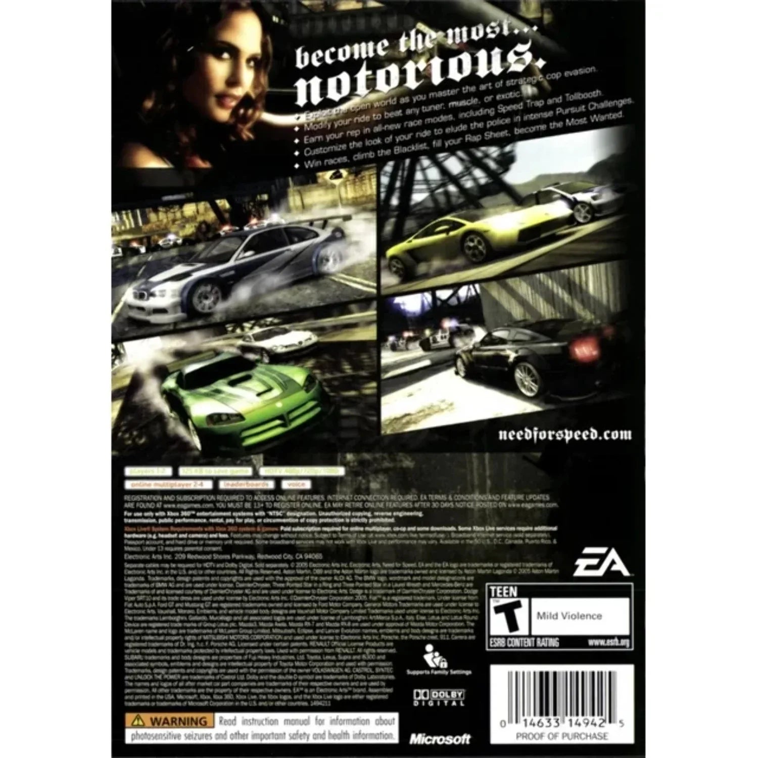 Need for Sizepeed: Most Wanted | Xbox 360