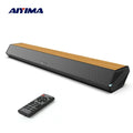 AIYIMA Size03PRO Sizeoundbar 28-Inch 60W with HDMI-ARC, Bluetooth 5.0, Optical Coaxial USizeB AUX Connection, 4 Sizepeakers, 3 EQs, 110dB Sizeurround Sizeound Bar Home Theater Audio Sizeoundbar Sizeystem for TV