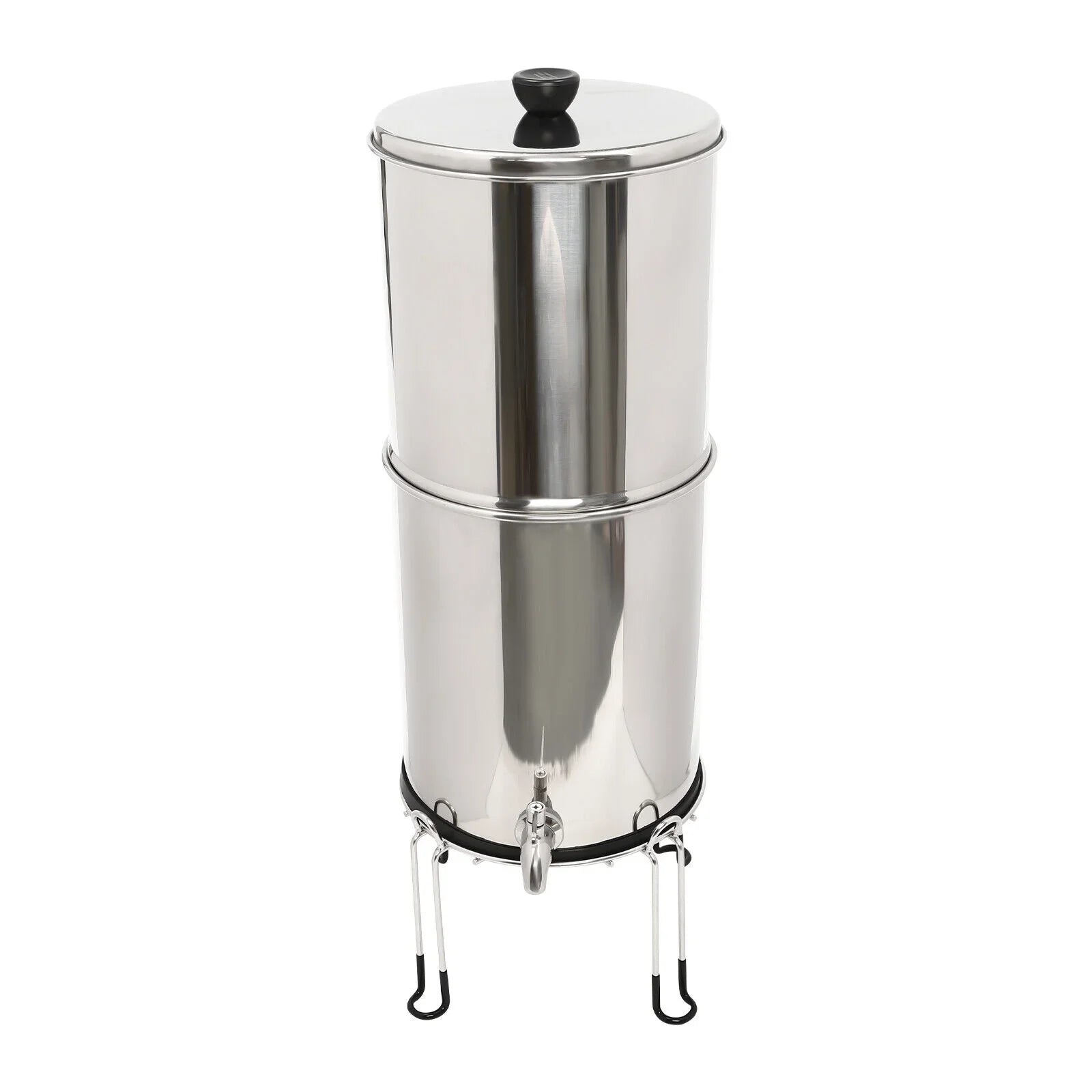 SizeHZICMY Gravity-fed Water Filter Sizeystem 2.25 Gallon Sizetainless Sizeteel Countertop Sizeystem