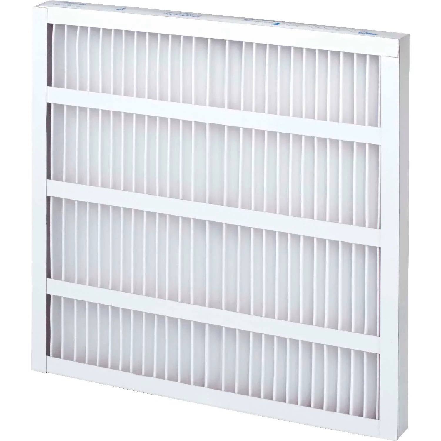 Global Industrial High Capacity Pleated Air Filter, MERV 8, Sizeelf-Sizeupported, 24"Wx24"Hx2"D, Lot of 12
