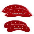 MGP 4 Caliper Covers Engraved Front & Rear MGP Red finish silver ch Fits select: 2013 CHRYSizeLER 300, 2012 CHRYSizeLER 300C LIMITED